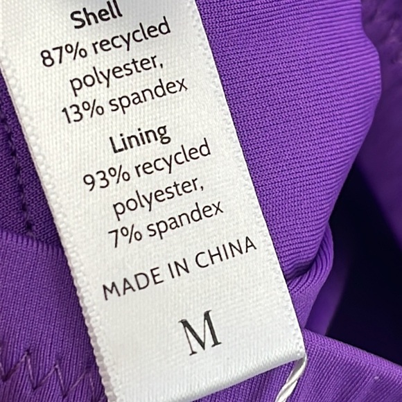 NWT Andie Swim M Purple Violet The‎ Venice High Neck Top Bathing Suit Top - Picture 10 of 14